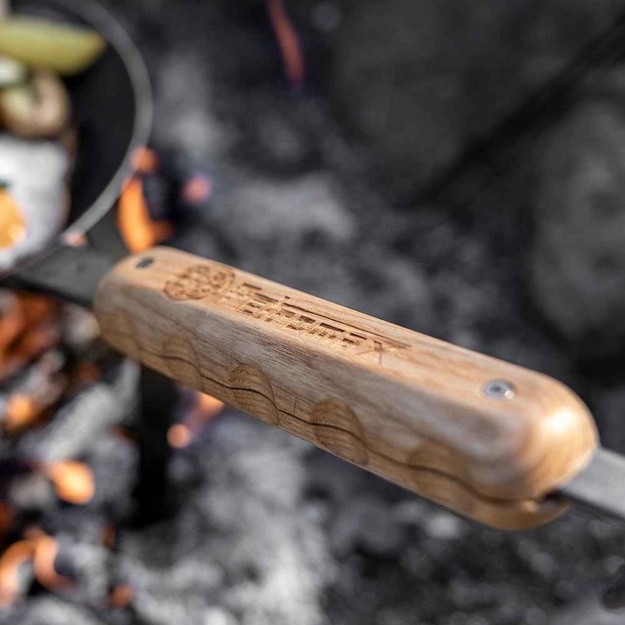 Petromax Sartenes De Hierro Forjado Con Mango De Madera | Sartenes De Hierro Forjado